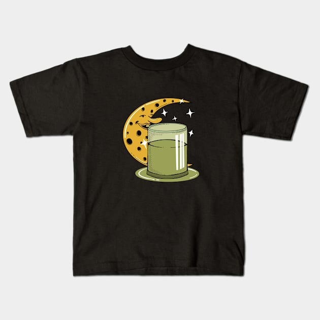 moon! Kids T-Shirt by metafoor